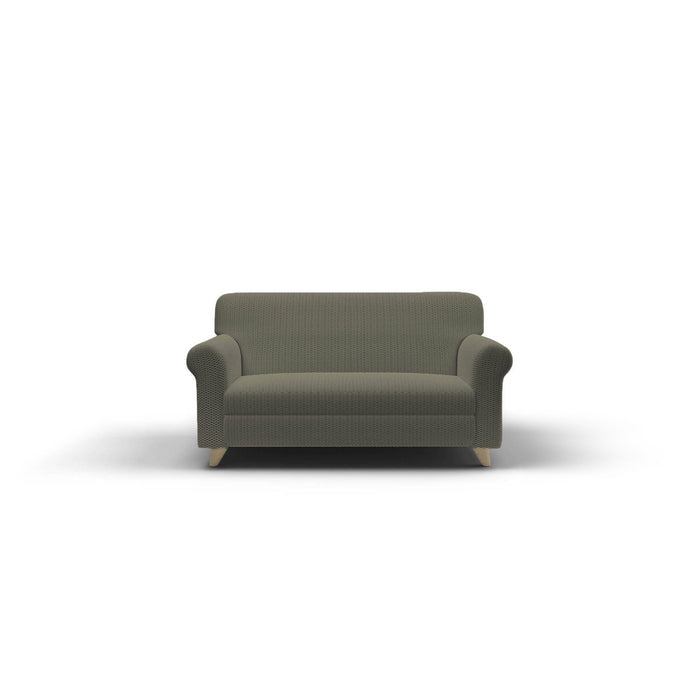 Copridivano Elasticizzato 1 Posto in Poliestere e Cotone Fashionable Tortora