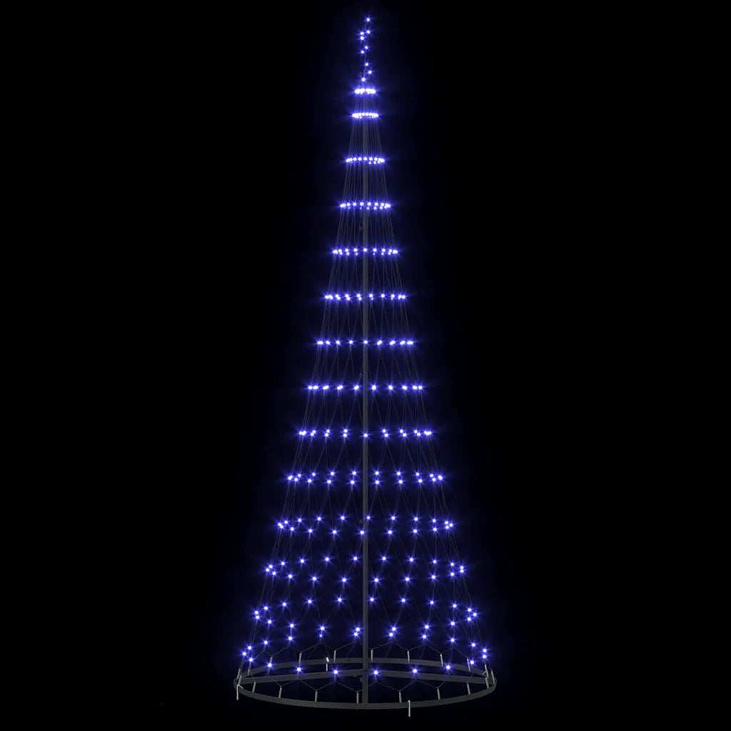 Albero di Natale LED con 295 LED Blu 250 cm Metallo 42018785