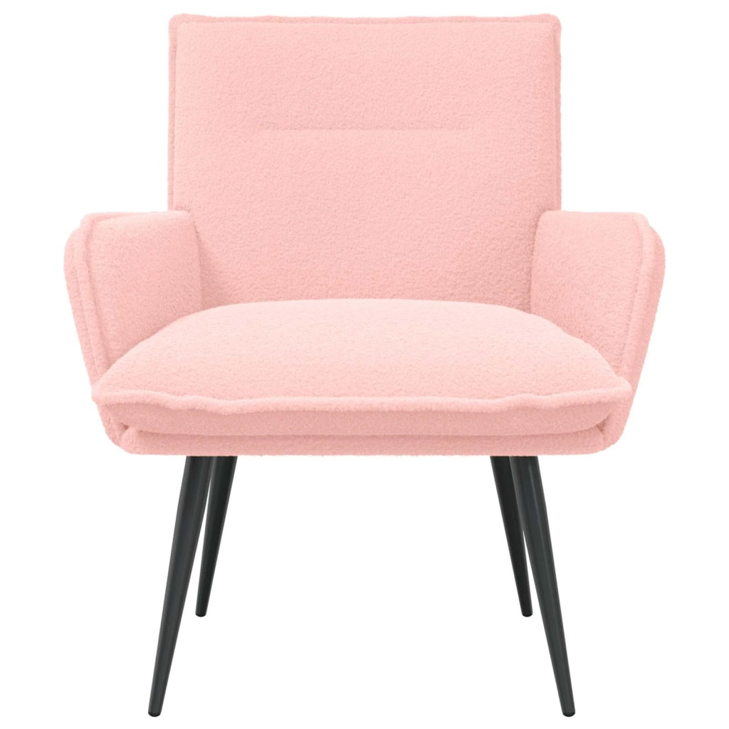 Poltrona Rosa Bouclé 42047694