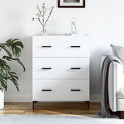 Credenza-Buffet-Armadio da cucina Bianca 69,5x34x90 cm in Legno Multistrato 648763