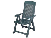 POLTRONA DA GIARDINO TAMPA VERDE  cm.60x61x109h.  peso kg.6
