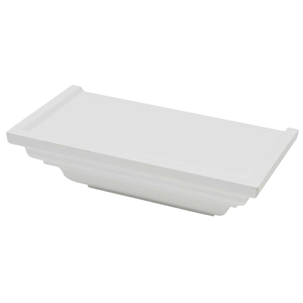 Mensola Barocca In Legno Laccata Bianco 75X250X125 Kimono - Kimono
