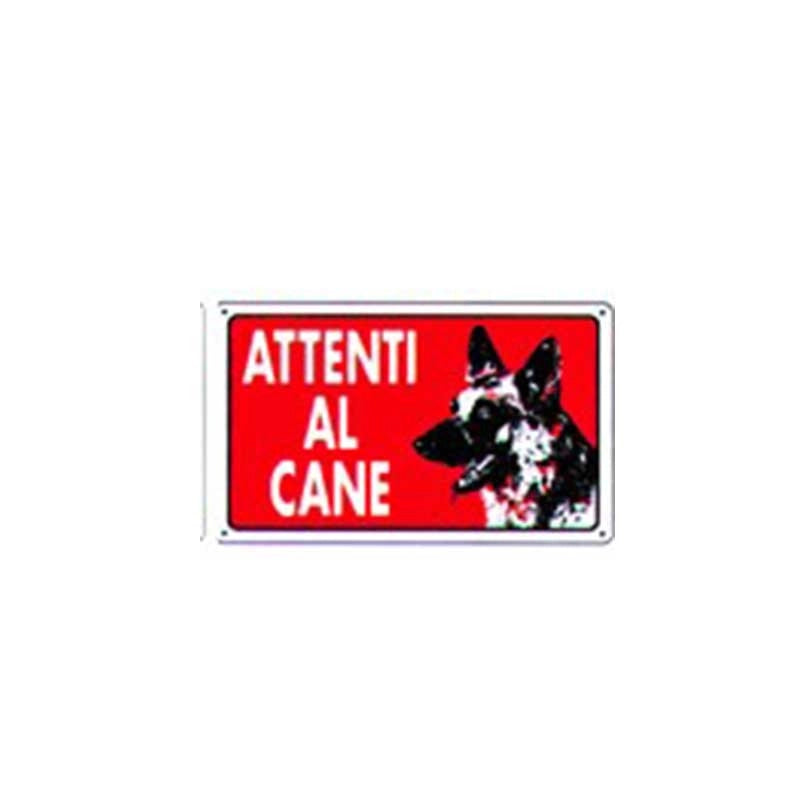 Cartello attenti al cane cm 20X30