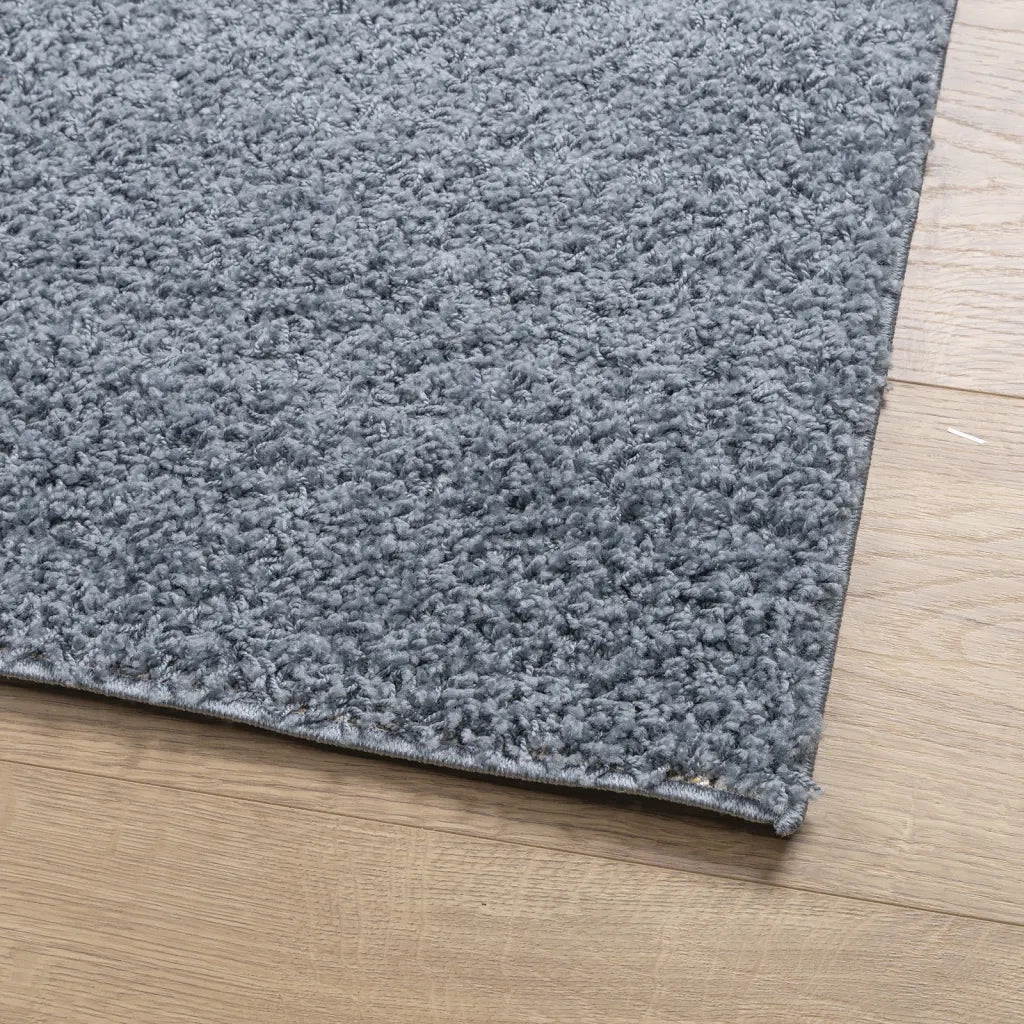 Tappeto Shaggy PAMPLONA a Pelo Lungo Moderno Blu 140x200 cm 375323