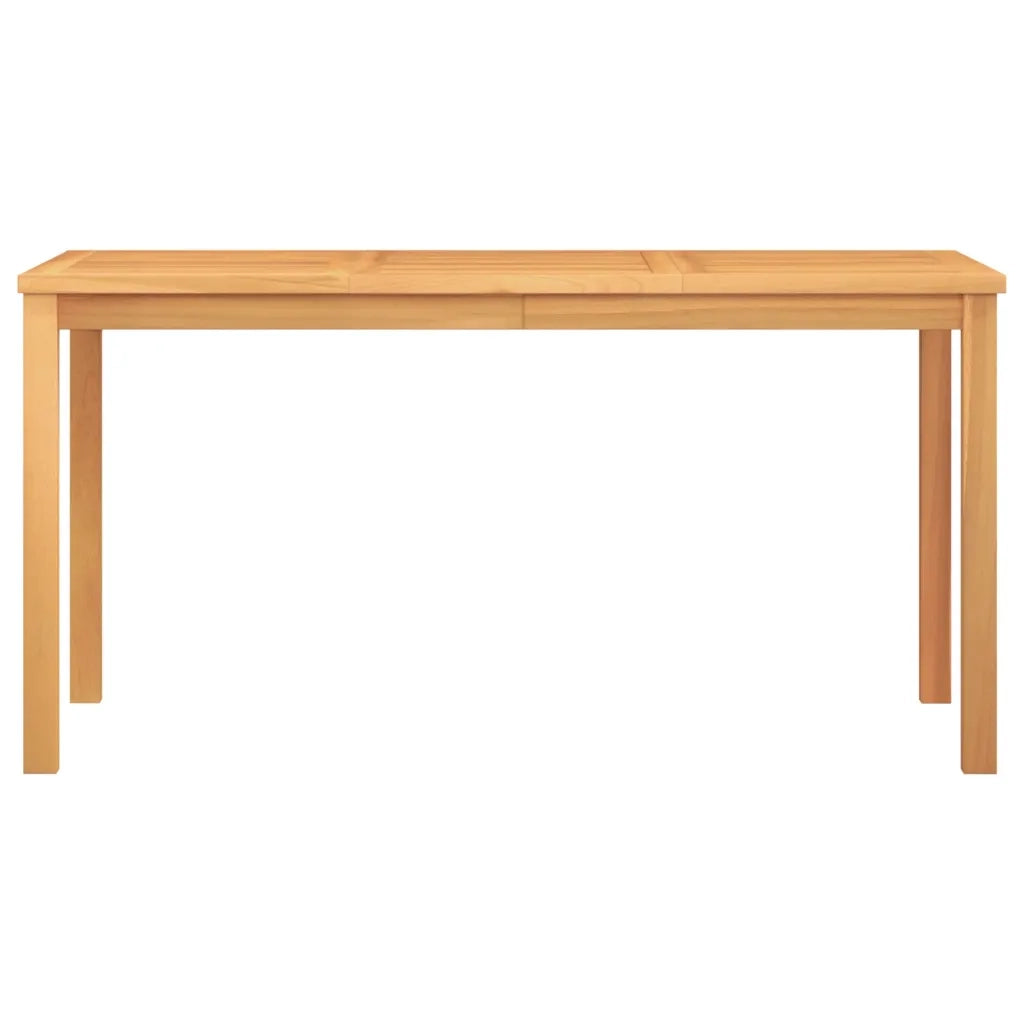 Set da Pranzo da Giardino 7 pz in Legno Massello di Teak