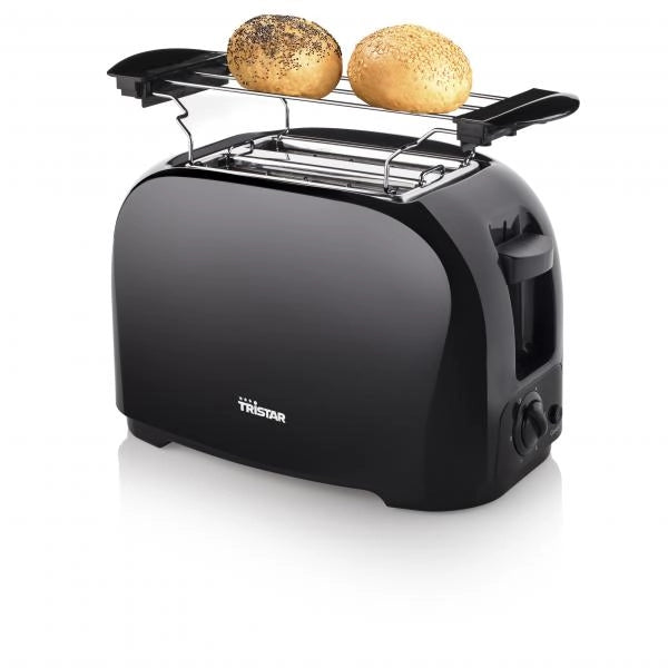 TOSTAPANE NERO 2 FETTE TRISTAR 800W