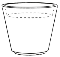 Vaso Ø57x49cm in Resina Tulli Ribeira Essential 60 Bronzo