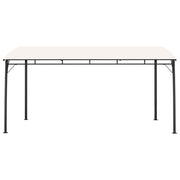 Tenda Parasole da Giardino-Tenda Gazebo 4x3x2,55 m Crema