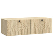Mobile Porta TV da Muro-Credenza per TV sospesa Rovere Sonoma 98 x 41 x 30 cm 312960