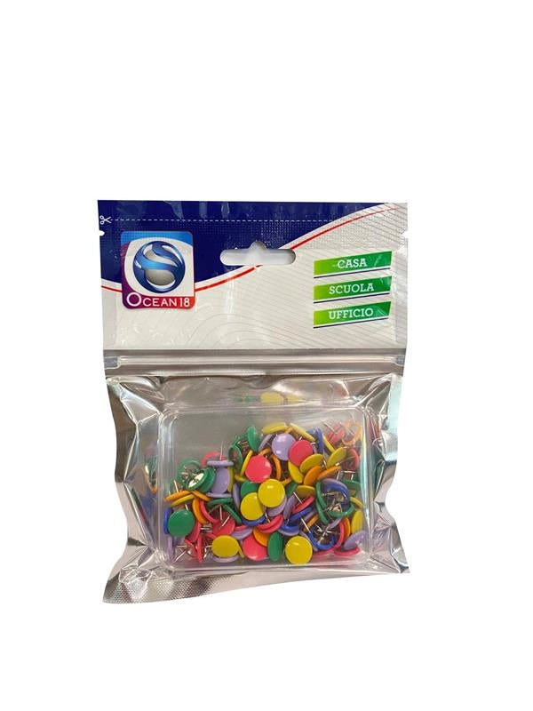PUNTINE COLORATE 130 PZ PER CASA UFFICIO E SCUOLA