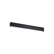 Applique Moderna Delta Metallo Nero Led 30W 4000K Luce Naturale