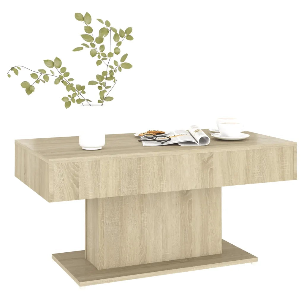 Tavolino da Salotto Rovere Sonoma 96x50x45 cm in Truciolato cod mxl 63135