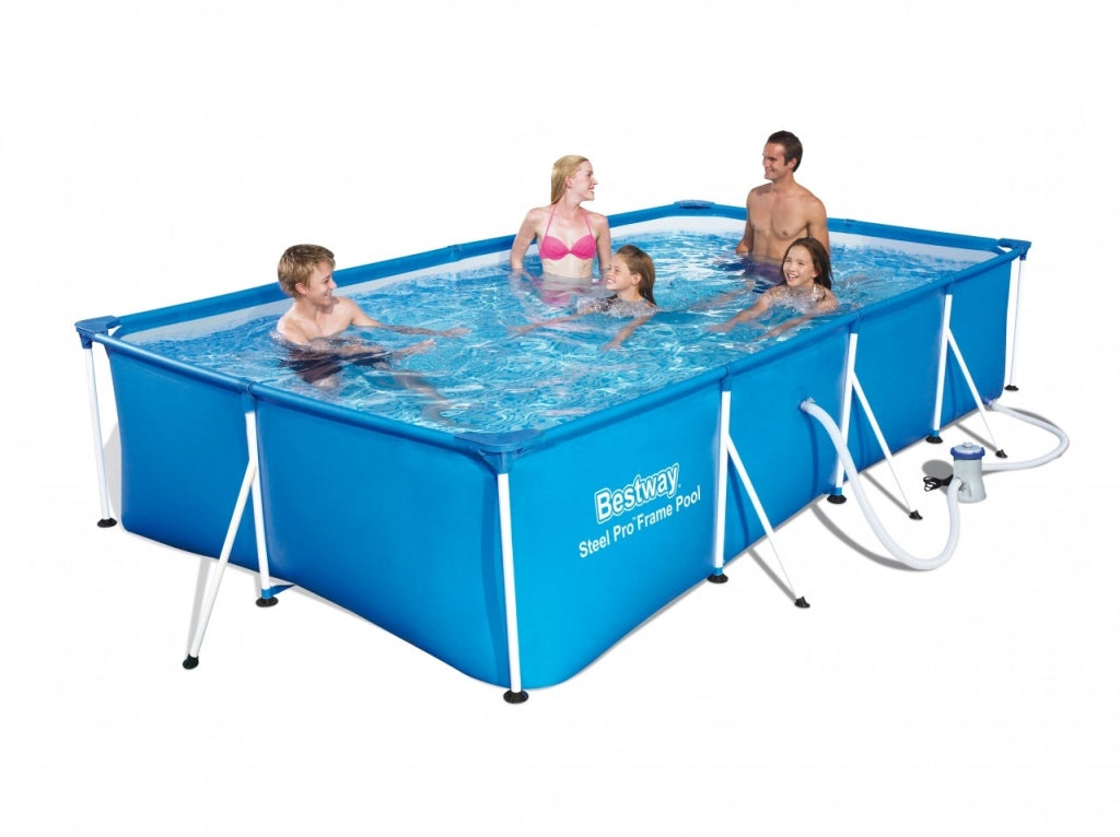 PISCINA CON TELAIO + POMPA CM 400 X 211 X  81H 56424