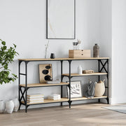 Tavolo Consolle Rovere Sonoma 150x29x76,5 cm Legno Multistrato 835470