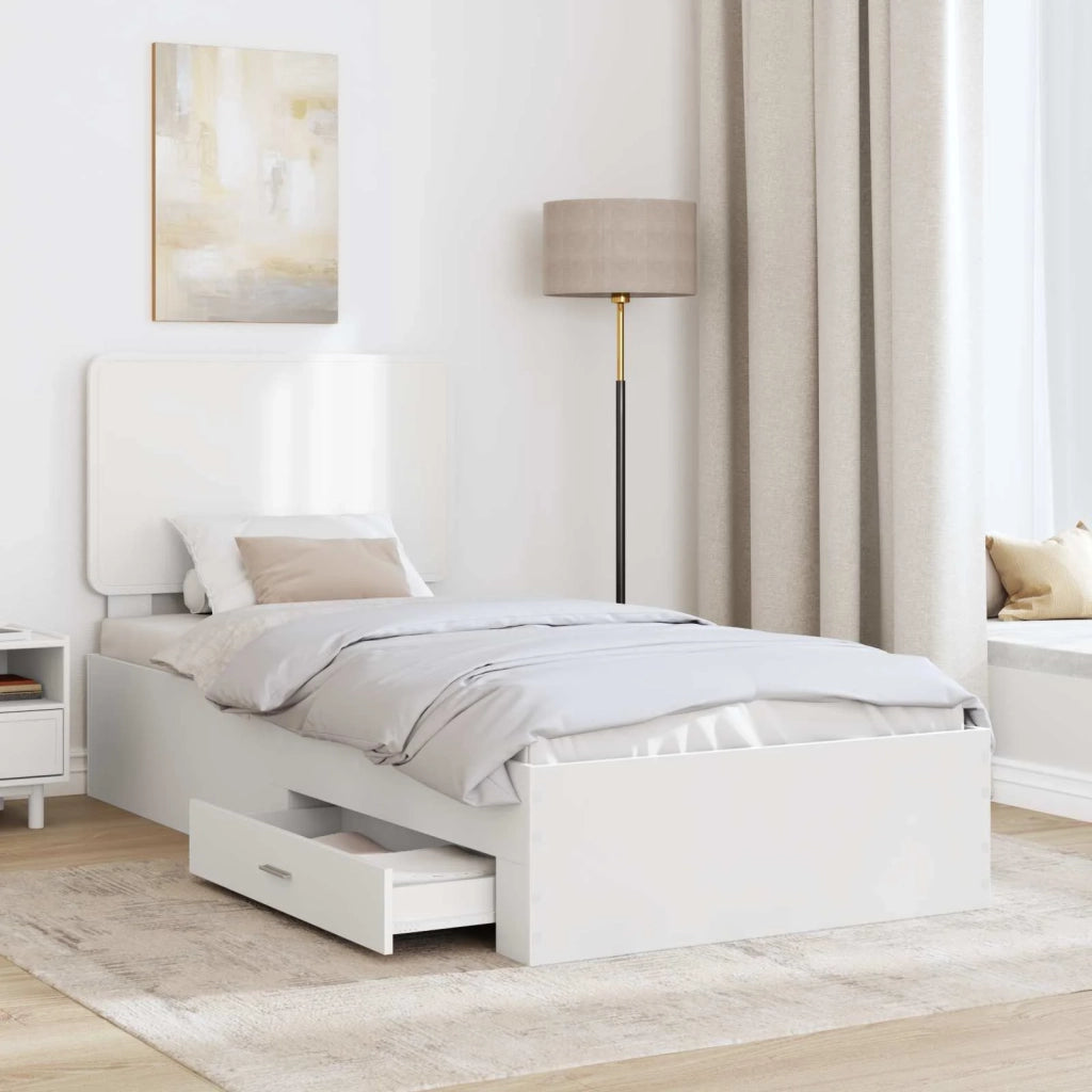 Struttura del letto Bianco 90 x 190 cm Legno multistrato 3412837