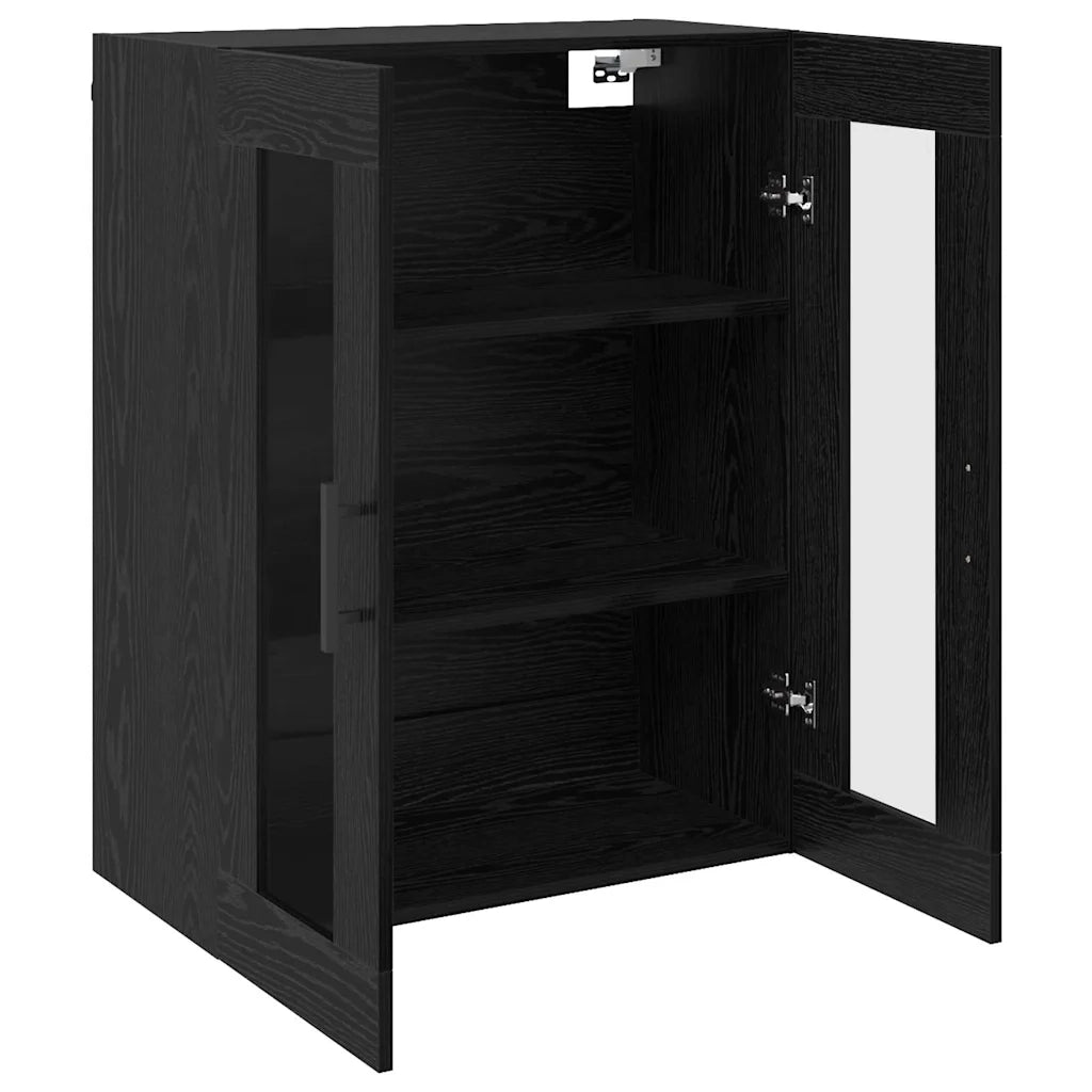 Armadi da Muro 2 pz Rovere nero 69,5 x 34 x 90 cm CFW3055793