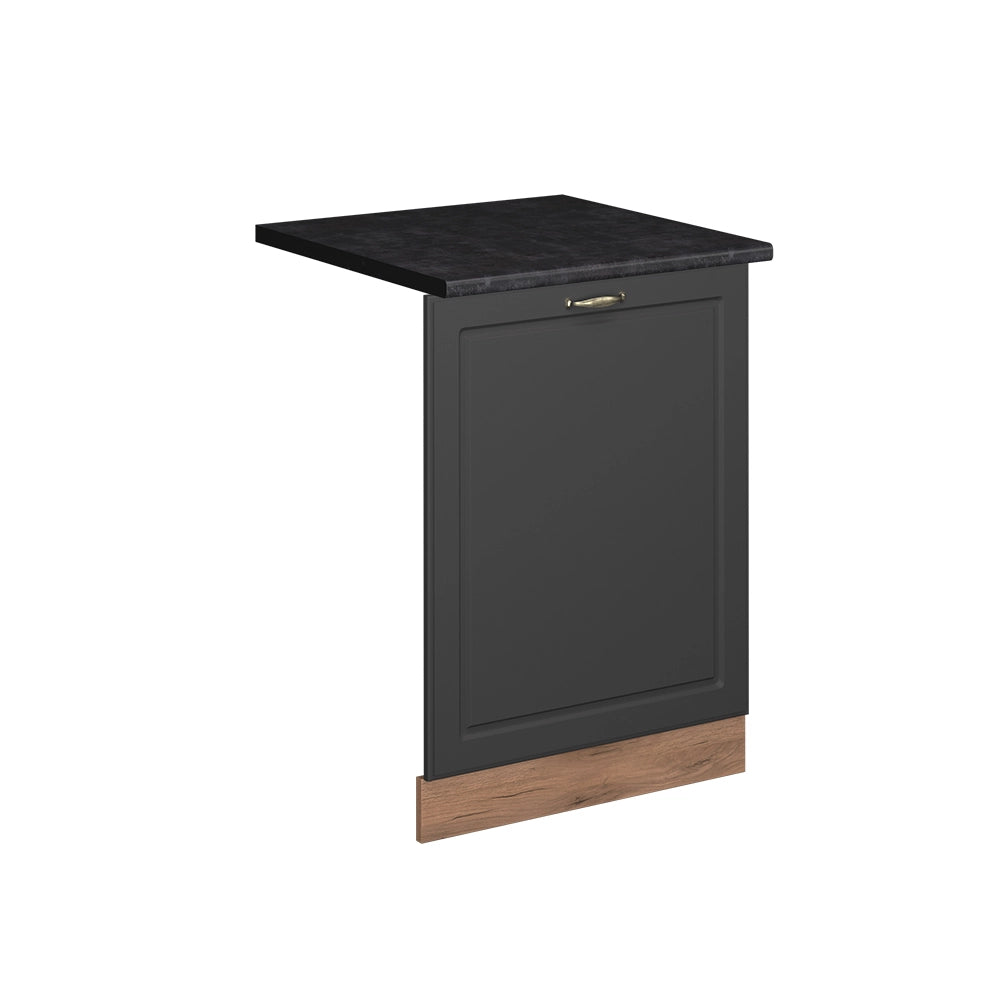 Vicco Pannello frontale della lavastoviglie Landhaus antrazit-oro 60 cm , PL Antracite
