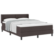 Letto a molle con testiera Marrone Scuro 200 x 160 cm Tessuto 3341114