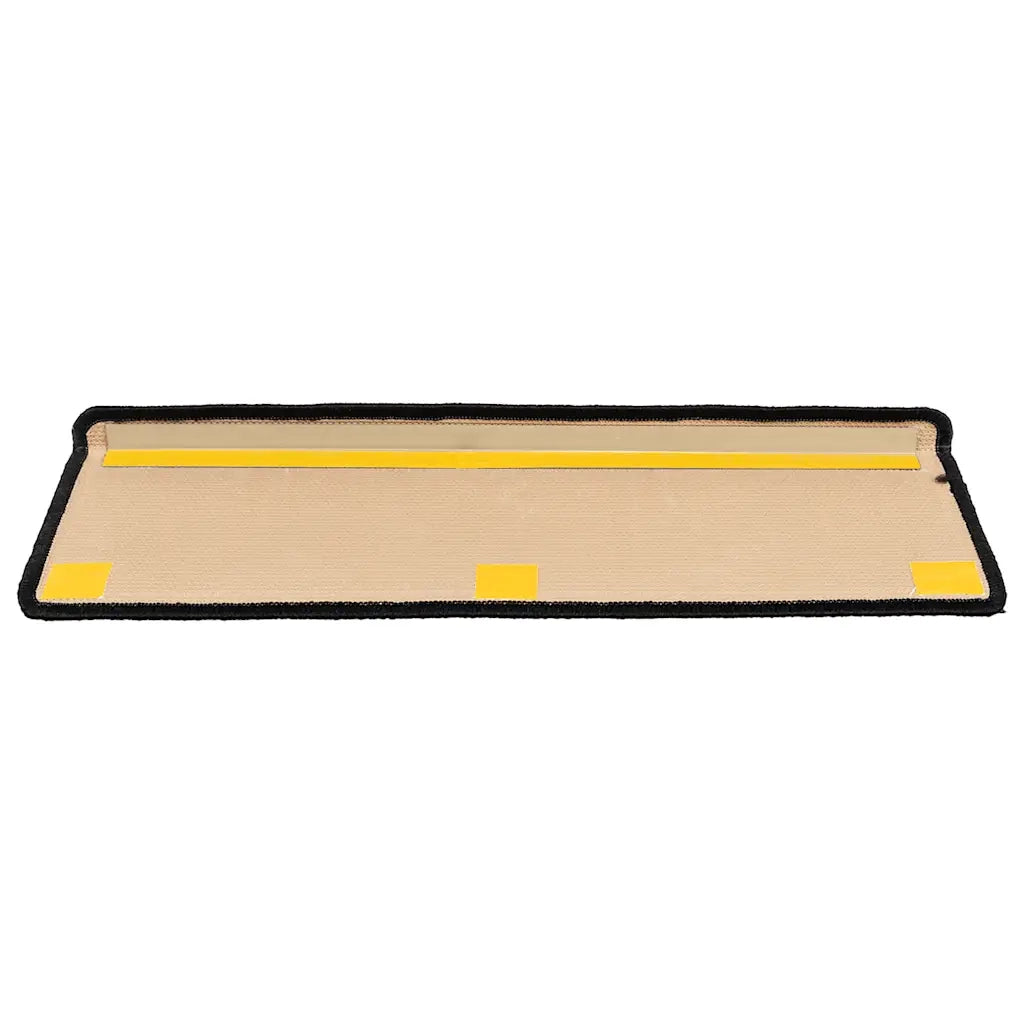 Tappetini per Scale Autoadesivi 10 pz 65x25 cm Nero e Grigio cod mxl 75104