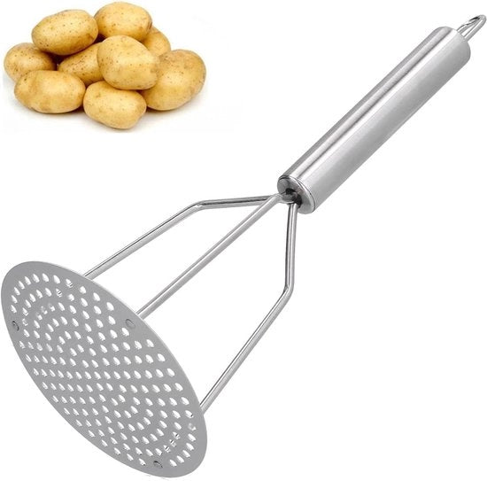 Stampatore a mano patate - Manubrio ergonomico - Acciaio inossidabile
