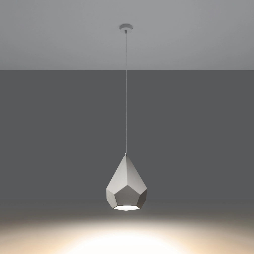 Lampada a sospensione Zenodo ceramica bianca Pure Lume