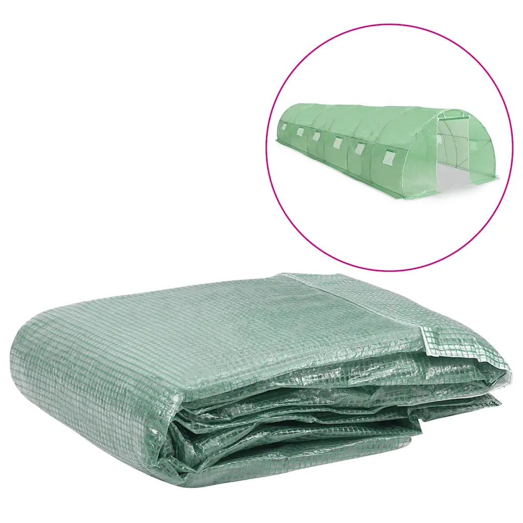 Telo di Ricambio per Serra (27 mÂ²) 300x900x200 cm Verde cod mxl 64475