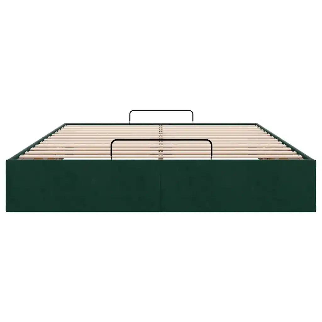 Struttura Letto Pouf senza Materasso 140x200 cm in Velluto