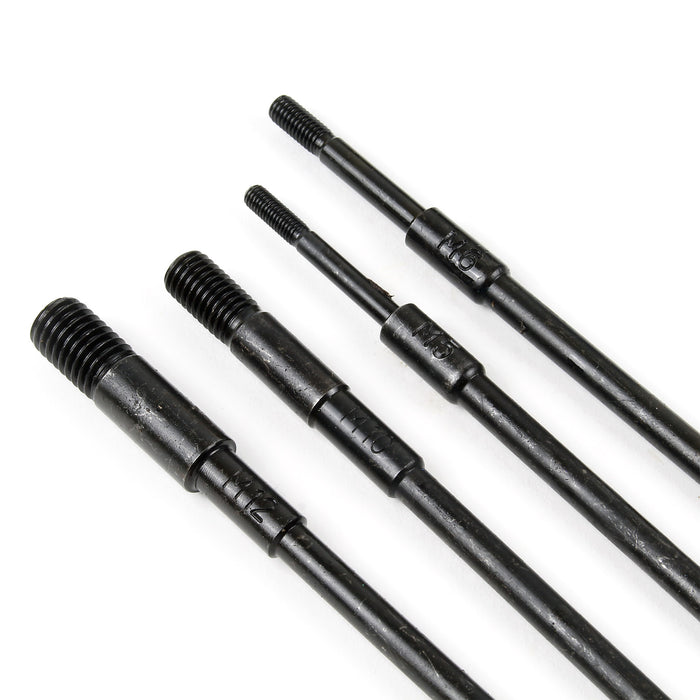 Set pinza rivettatrice con 5 punte e 150 dadi a rivetto M5/M6/M8/M10/M12 30 pz. ciascuno