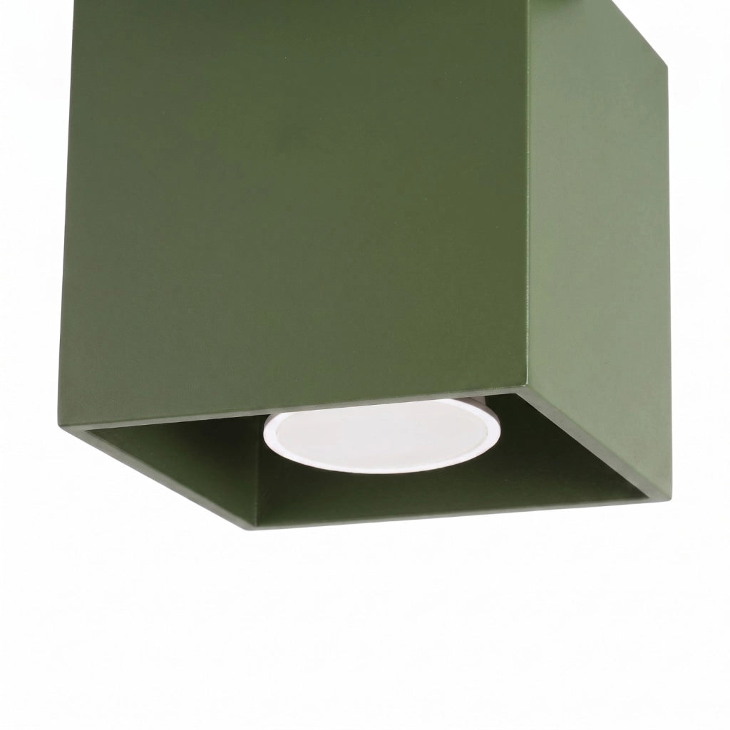 Plafoniera QUAD 1 verde oliva