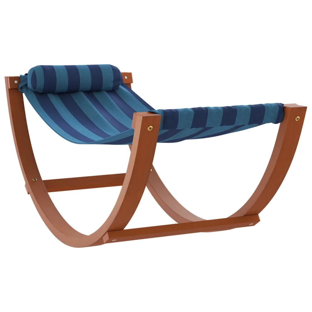 Amaca a Dondolo per Bambini a Righe Blu in Tessutocod mxl 105847