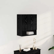 Armadietto a muro Rovere Nero 60 x 30 x 70 cm Legno multistrato 862798