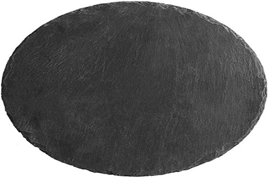 Set di 6 piastre di lastre ceramica rotonde, 25x0,5 cm