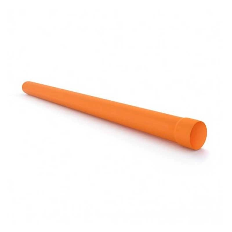 Tubo in pvc arancio a norma - uni en 1329 : Diametro - 200, Metri Lineari - 1 metro