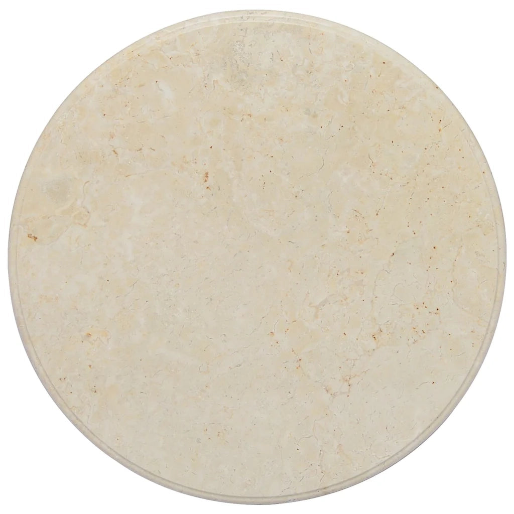 Piano per Tavolo Crema Ø60x2,5 cm in Marmo 149195