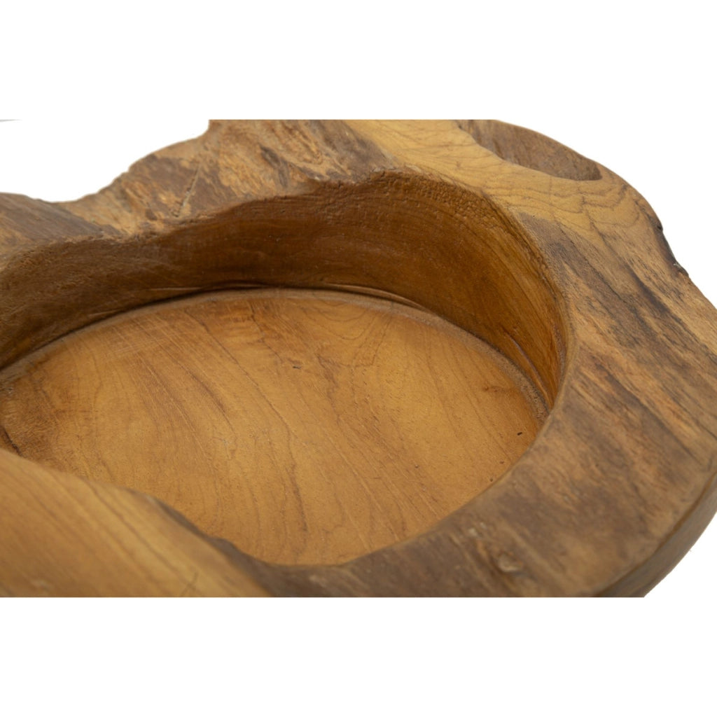 Vassoio Natura 23, Marrone, Legno, 20x20x6 cm