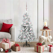 Albero di Natale Artificiale con Rami Pieghevoli Bianco 120 cm 3397460