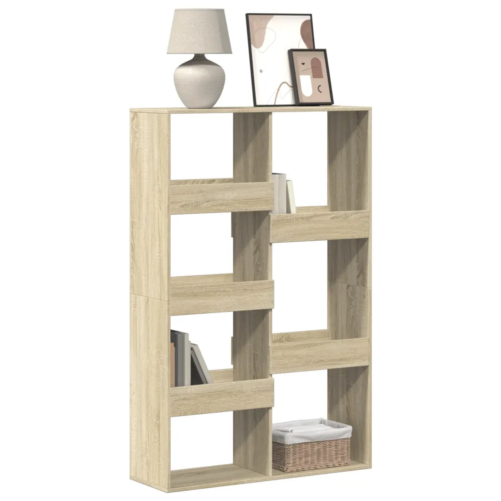Libreria-Scaffale per Libri-Mobile di Stoccaggio Rovere Sonoma 100x33x155,5 cm in Legno Multistrato