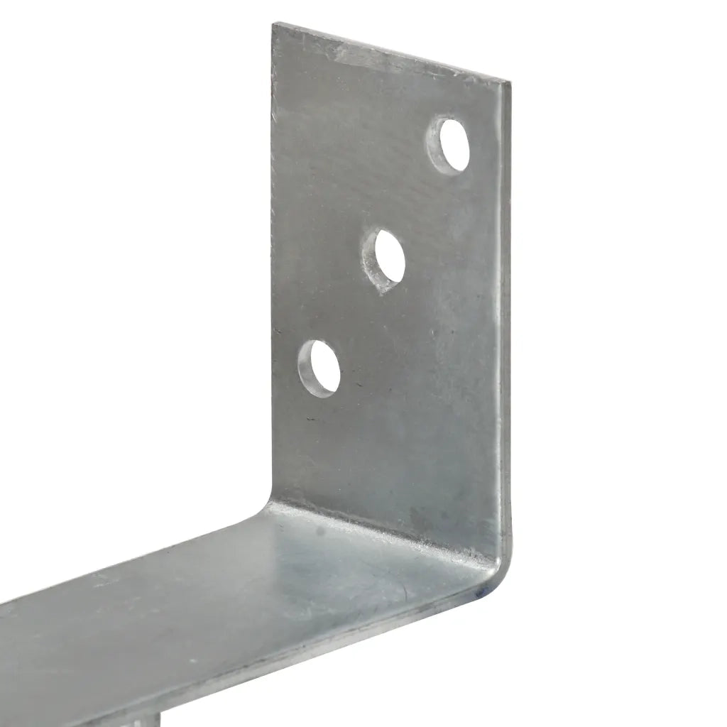 Picchetti per Recinzione 6 pz Argento 9x6x30 cm Acciaio Zincato CFW7580312
