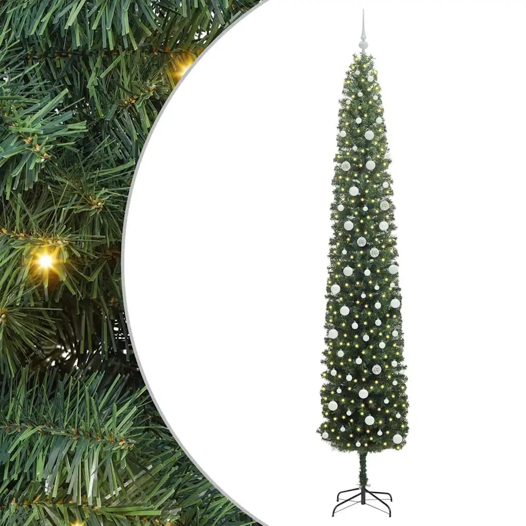 Albero di Natale artificiale con 300 LED Verde 300 cm 3394990