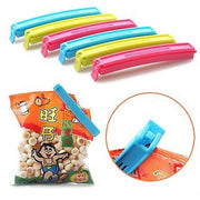 Trade Shop - Set 5 Pezzi Sigilla Sacchetti Chiudi Sacchetto Molletta Clip Chiusura Confezioni -