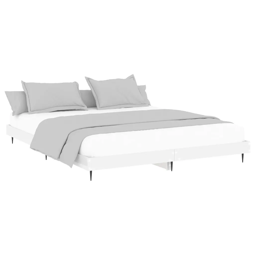 Giroletto Bianco Lucido 150x200 cm in Legno Multistrato 832239