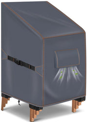 Copertura per mobili da giardino impermeabile - Protezione per mobili da giardino - Resistente ai raggi UV - Resistente al vento - Resistente alle scalfitture - Dimensioni 70 x 90 x 80/120 cm