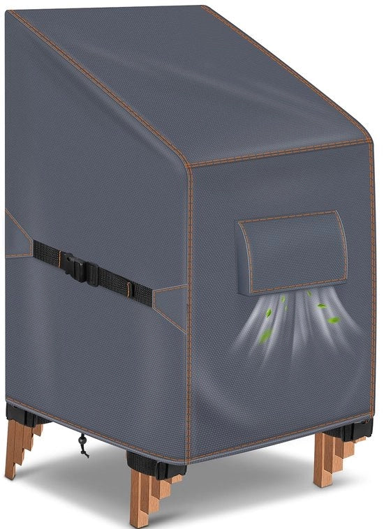 Copertura per mobili da giardino impermeabile - Protezione per mobili da giardino - Resistente ai raggi UV - Resistente al vento - Resistente alle scalfitture - Dimensioni 70 x 90 x 80/120 cm