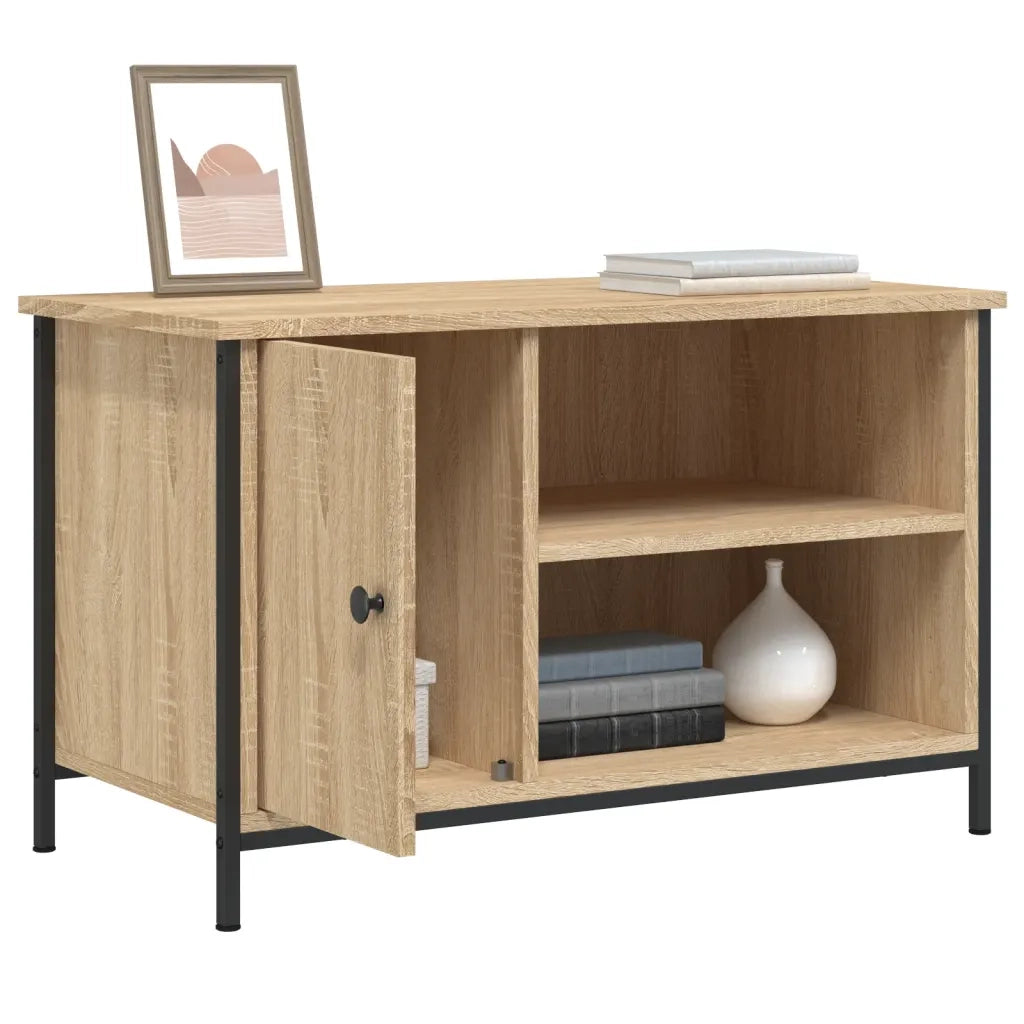 Mobile Porta TV Rovere Sonoma 80x40x50 cm in Legno Multistrato 832769