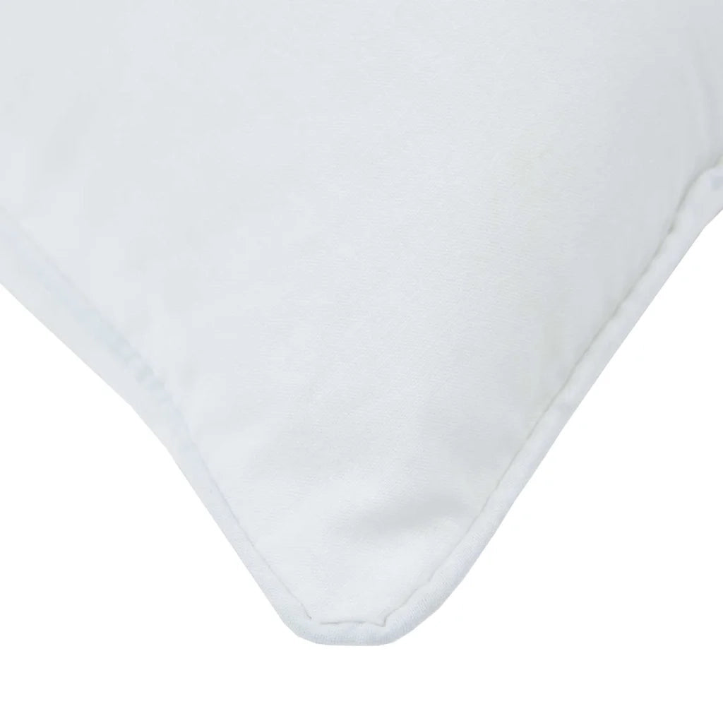 Cuscino con cuscino Bianco 80 x 42 x 20 cm Cotone e Poliestere CFW9537014