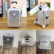 Spazzola per bambini Scatola di risparmio creativa mini carrello bagaglio - valigetta per bambini in ABS