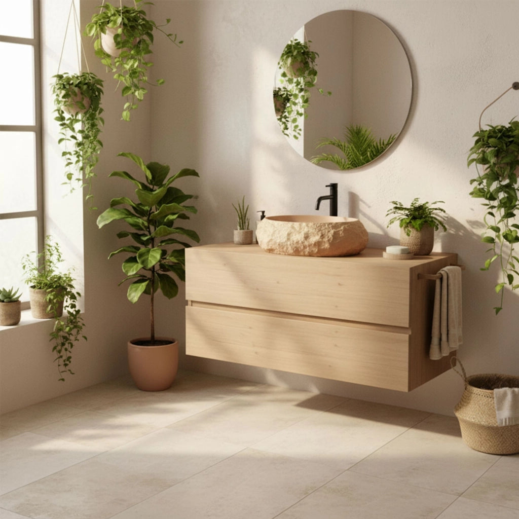Lavabo Da Appoggio Rea Mika Light Terracotta