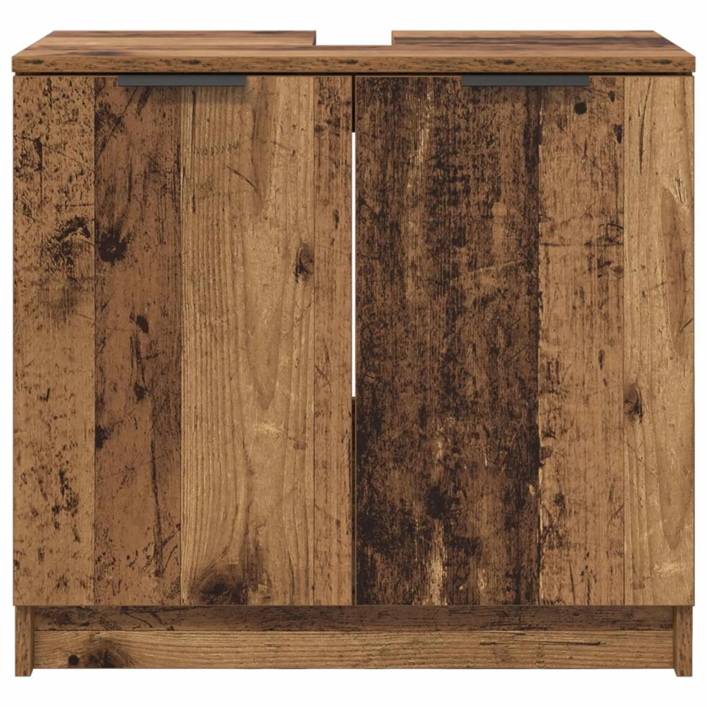 Mobile da Bagno con porta Legno vecchio 64,5 x 33,5 x 59 cm