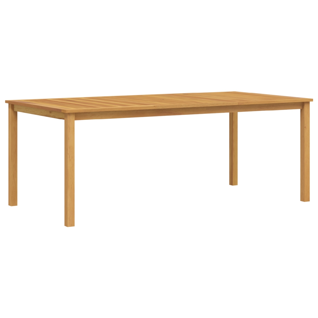 Set da Pranzo da Giardino 5 Pezzi in Legno Massello di Acacia