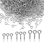 300 Pezzi di Occhiali da Fisso - Occhiali da Fisso per Gioielli - DIY Arte e Artigianato - Mini Occhiali da Fisso in Acciaio Inossidabile 8/10/12MM